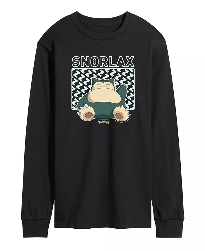Men's Pokemon Snorlax Long Sleeve T-shirt