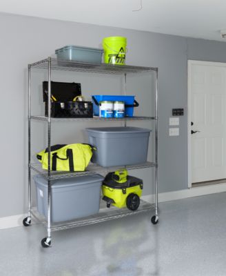 MEGA RACK 4-Tier NSF Steel Wire Shelving