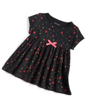 First Impressions - Toddler Girls Jeweled Dots Tunic
