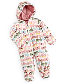 Baby Girls Printed Snowsuit, Created for Macy's