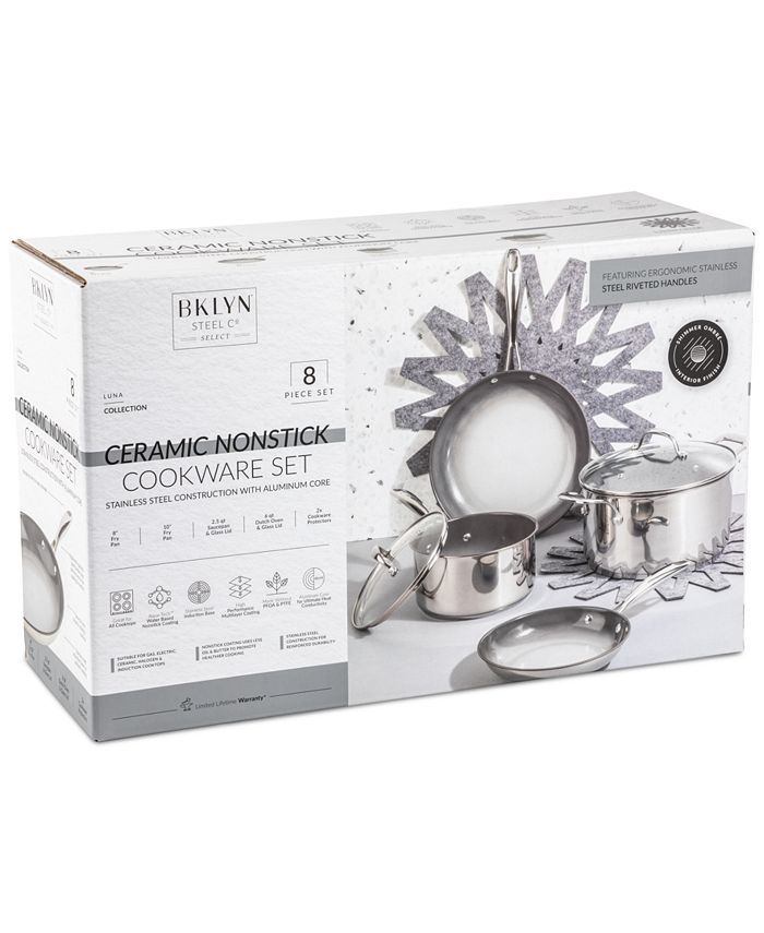 Macy's Brooklyn Steel Co. Luna 8Pc. Cookware Set Macy's