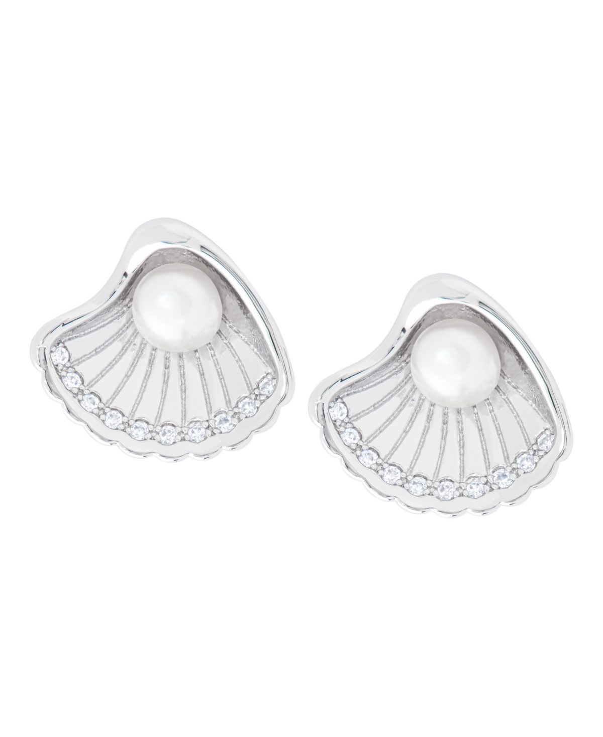 Macy's Women's Stud Earrings In Silver