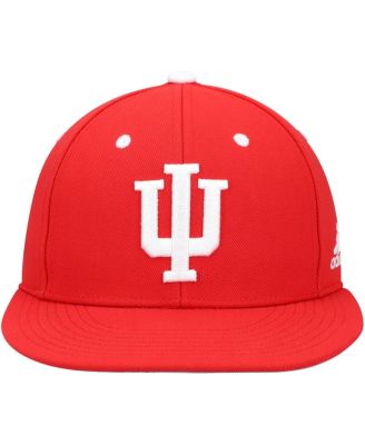 Men's Indiana Hoosiers Crimson On-Field Baseball Fitted Hat