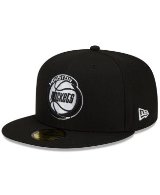 Men's New Era Black, White Houston Rockets 2021/22 City Edition ...