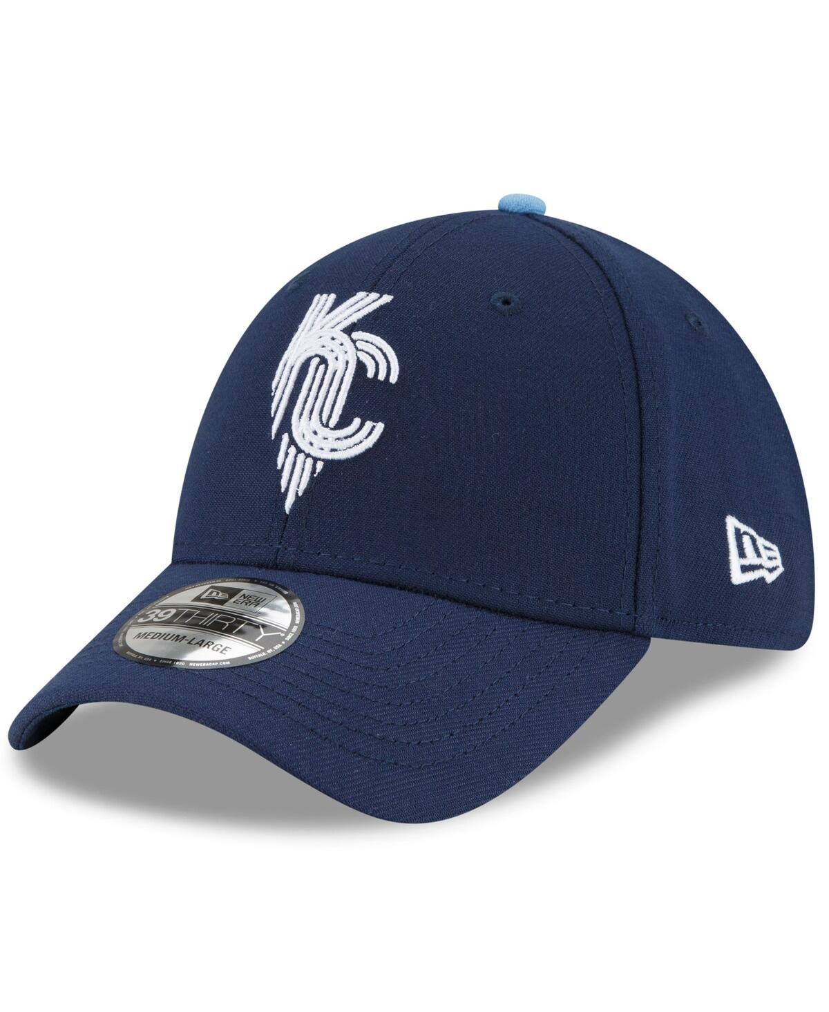 NEW ERA MEN'S NEW ERA NAVY KANSAS CITY ROYALS CITY CONNECT 39THIRTY FLEX HAT 