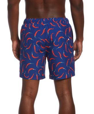 chili pepper swim trunks