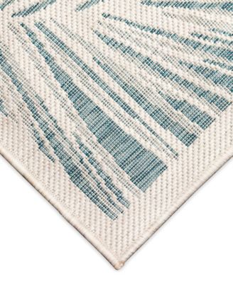 Carmel Fronds 4'10" x 7'6" Outdoor Area Rug