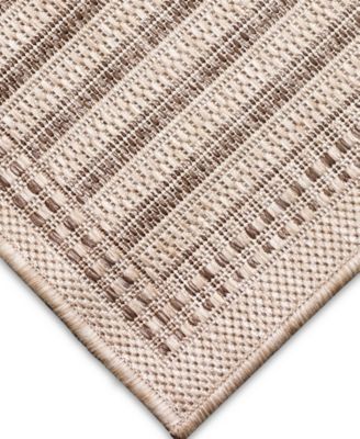 Malibu Simple Border 3'3" x 4'11" Outdoor Area Rug
