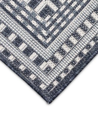 Malibu Etched Border Area Rug