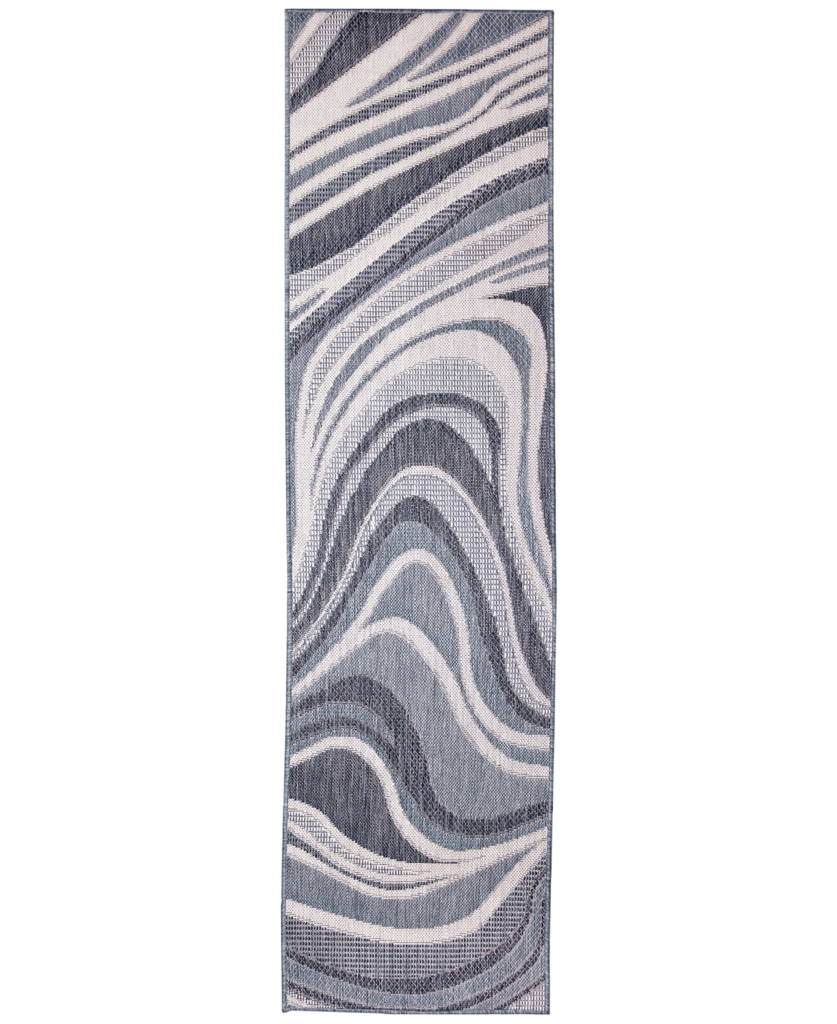 Liora Manne' Malibu Waves Runner Outdoor Area Rug