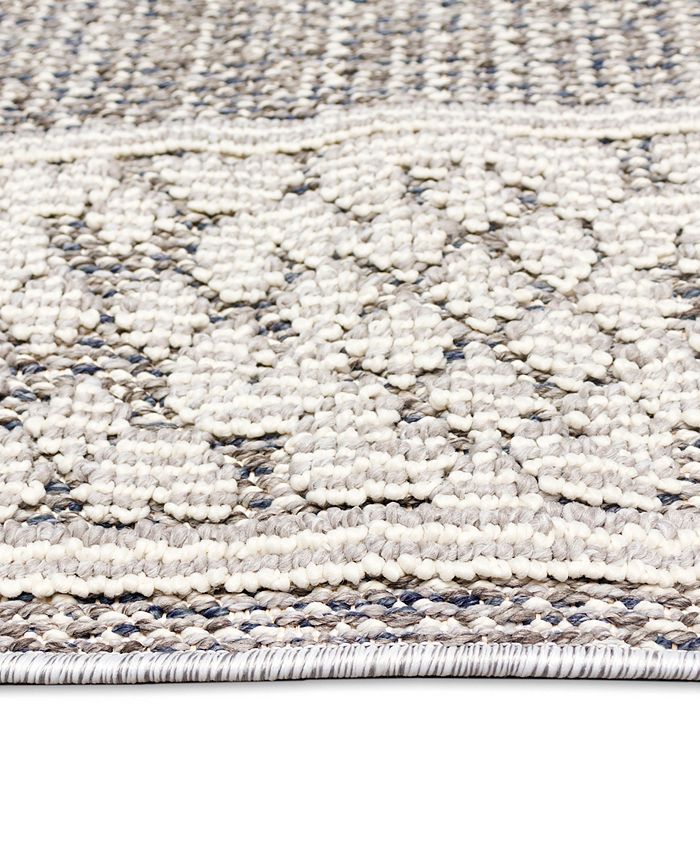 Liora Manne' Dunes Border 1'11" x 7'6" Runner Outdoor Area Rug Macy's