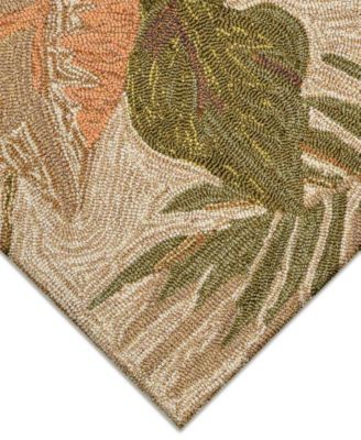 Ravella Tropical Leaf Area Rug
