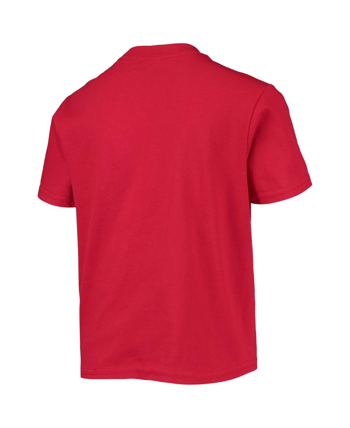 Shop Soft As A Grape Big Boys  Red Washington Nationals Distressed Logo T-shirt