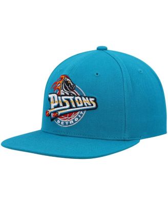 Men's Teal Detroit Pistons Hardwood Classics Team Ground 2.0 Snapback Hat