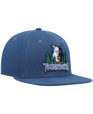 Men's Blue Minnesota Timberwolves Hardwood Classics Team Ground 2.0 Snapback Hat
