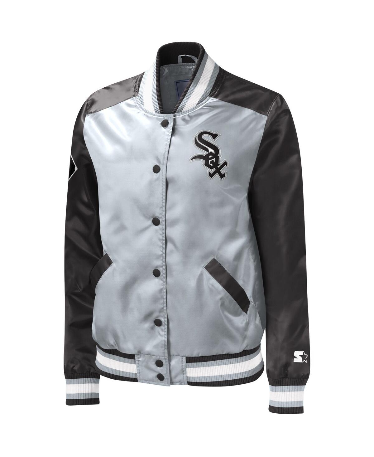 Starter Silver Chicago White Sox The Legend Full-snap Jacket In Silver