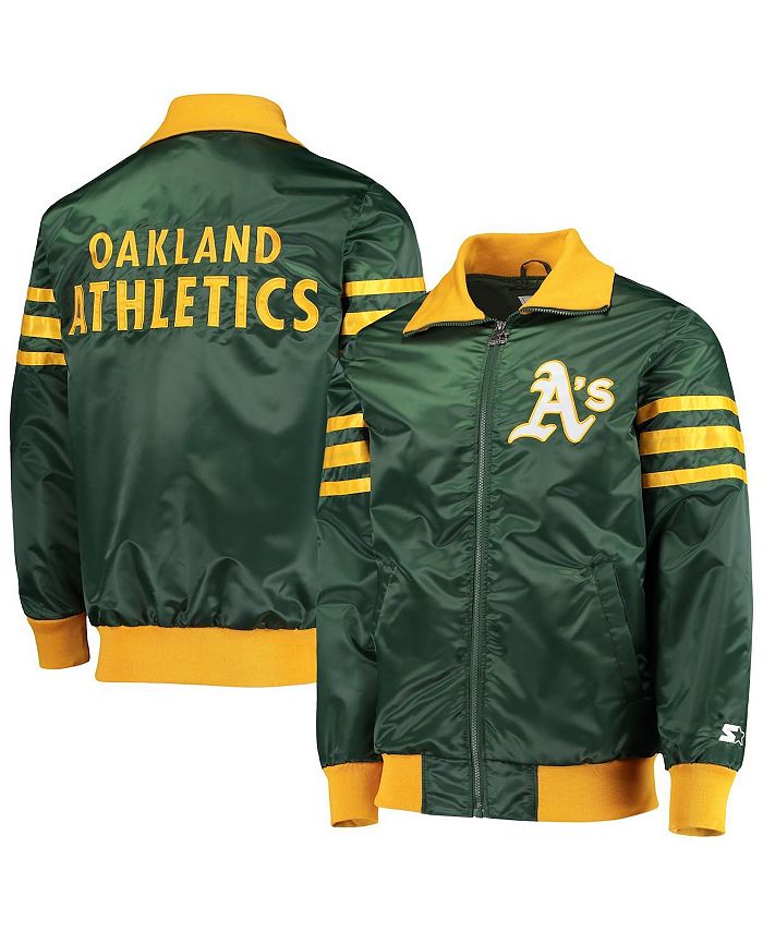 Oakland Athletics Yellow and Green Bomber Jacket