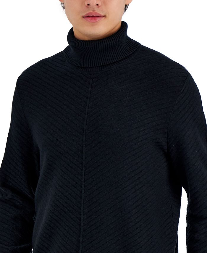 INC International Concepts Men's Sweater Colorblocked Snap Henley Pullover Grey Size Large
