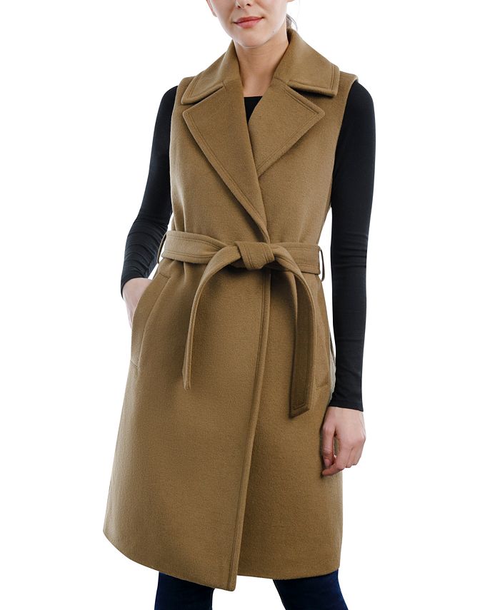 Michael Kors Women's Double-Face Belted Vest & Reviews - Coats & Jackets -  Women - Macy's