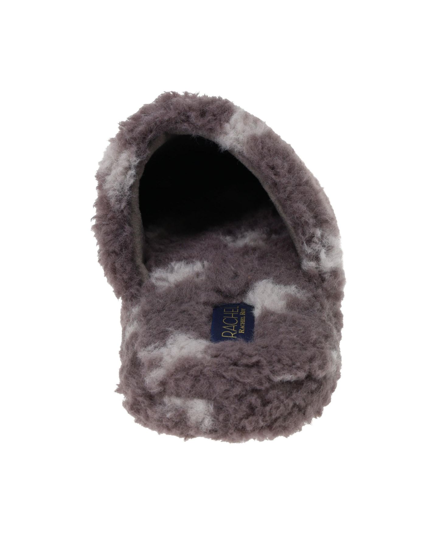 Женские тапочки RACHEL Rachel Roy Martina Sherpa Scuff Slipper, цвет: Серый — фото 3