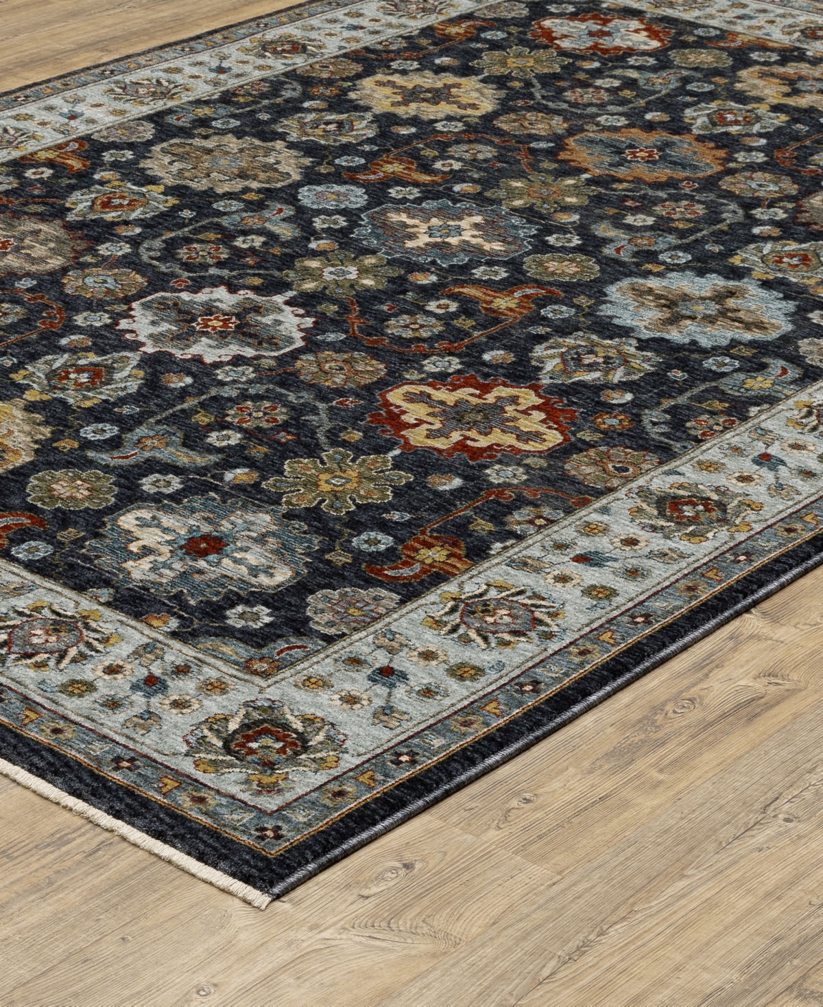 Shop Jhb Design Devine Dev61b1 2'3" X 7'6" Runner Area Rug In Blue,multi