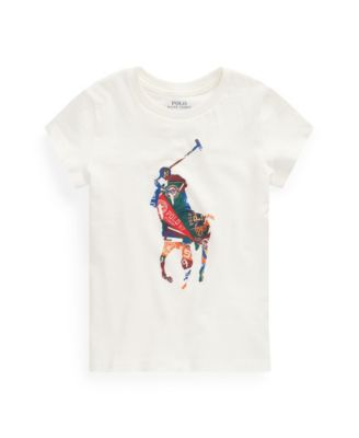 Little Girls Big Pony Jersey T-shirt