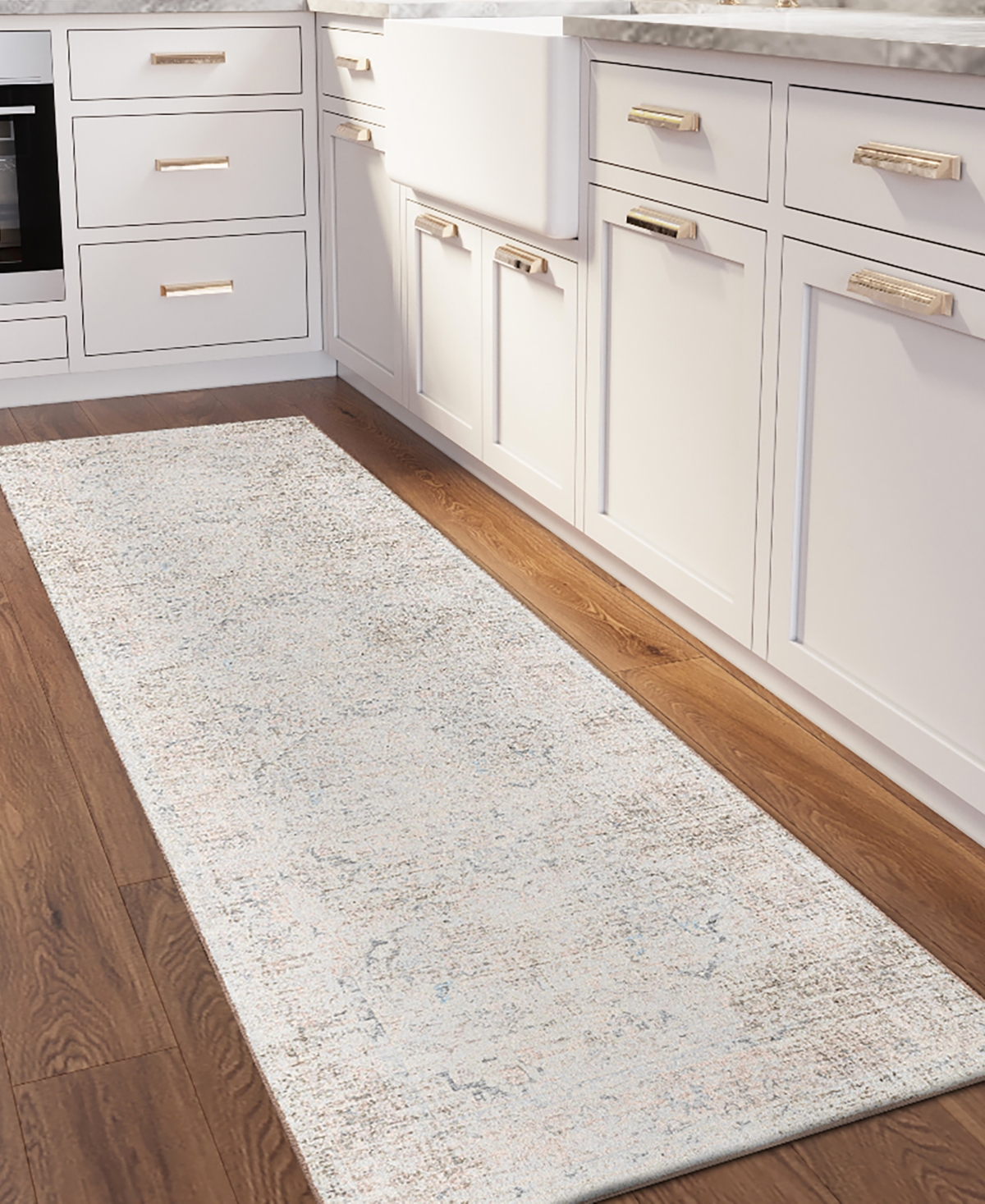 Dalyn Jericho Washable JC3 2'6" x 10' Runner Area Rug