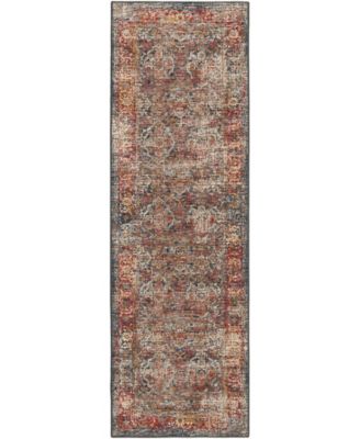 Jericho Washable JC3 2'6" x 8' Runner Area Rug