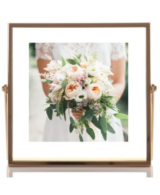 Metal Easel Float Picture Frame, 4" x 4"