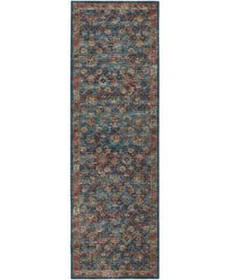 Jericho Washable JC8 2'6" x 10' Runner Area Rug