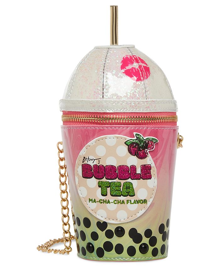  Cute Boba Milk Tea Crossbody Bag (BEIGE/TAN) : Grocery &  Gourmet Food
