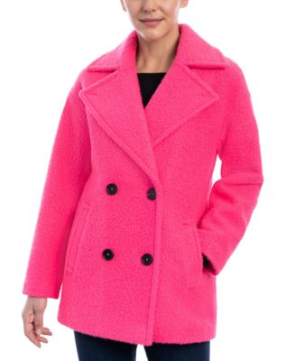 bcbgeneration double breasted bouclé walker coat