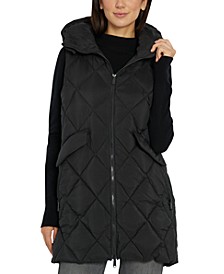 Women's Quilted Hooded Vest