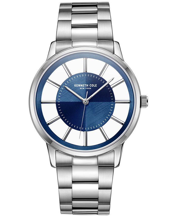 Kenneth Cole Men s Stainless Steel Bracelet Watch 42mm Macy s