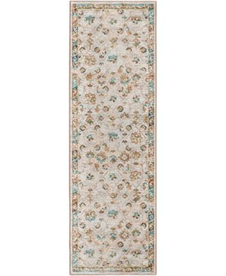 Jericho Washable JC8 2'6" x 12' Runner Area Rug