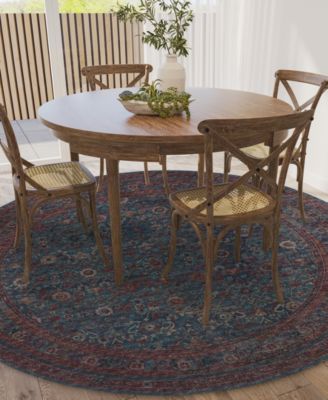 Jericho Washable JC7 6' x 6' Round Area Rug