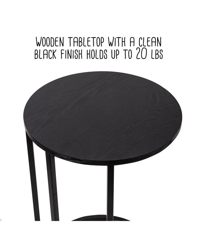 Honey Can Do Round C End Table - Macy's