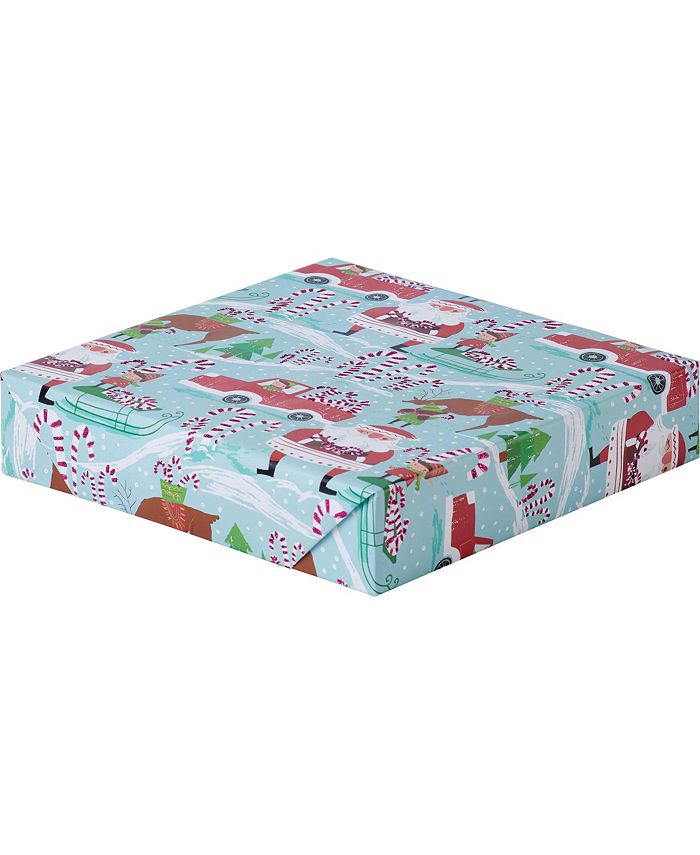 The Gift Wrap Company Storyland Santa Jumbo Wrapping Paper Macy's