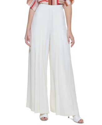 DKNY - Women's Pleat-Front Wide-Leg Pants