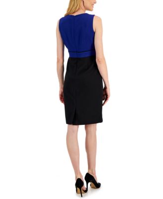 Kasper Women's Colorblocked Sheath Dress