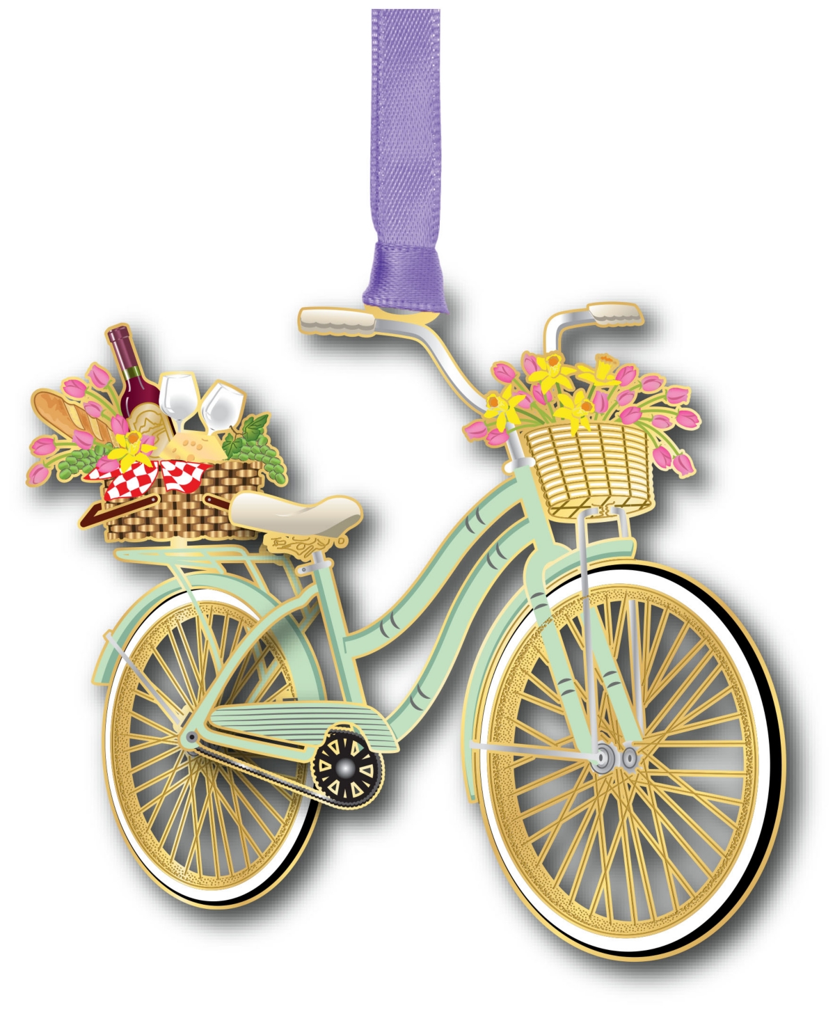 Bike Baskets Ornament