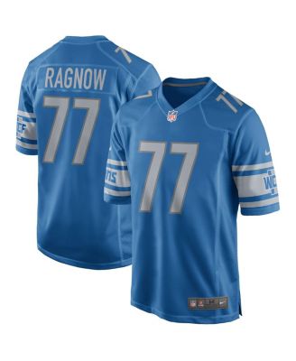 Men's Nike Frank Ragnow Blue Detroit Lions Game Jersey