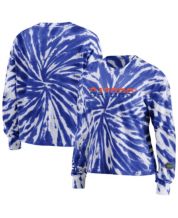 WEAR by Erin Andrews Women's Navy Milwaukee Brewers Tie-Dye Cropped  Pullover Sweatshirt and Shorts Lounge Set