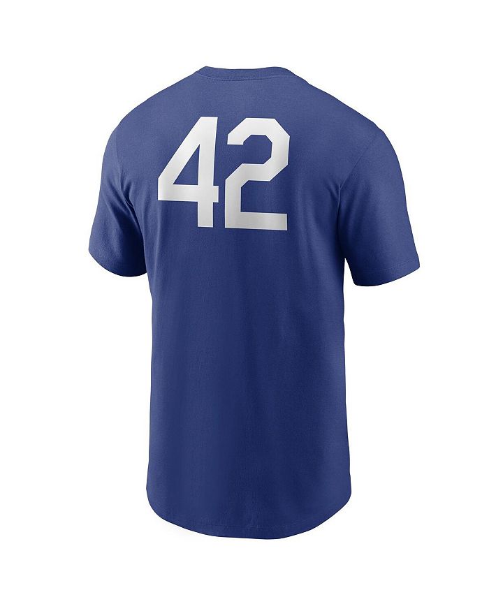 Nike Men's Royal Los Angeles Dodgers Jackie Robinson Day Team 42 T