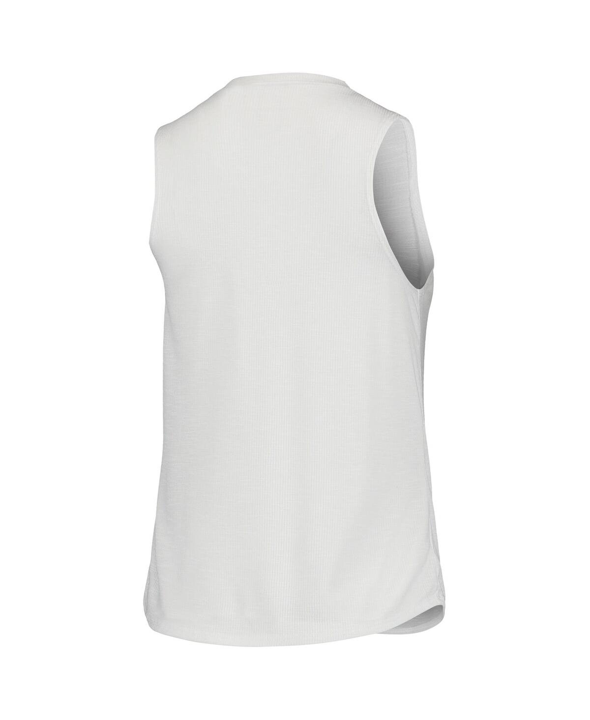 Women's Concepts Sport White Oklahoma Sooners Ultimate Flannel Tank Top and Shorts Sleep Set - White