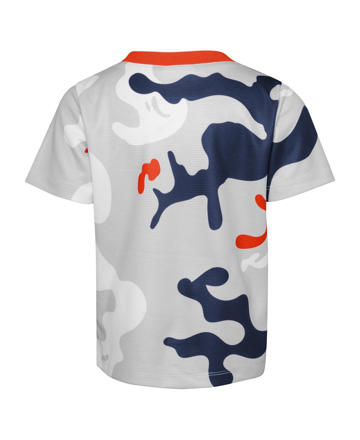 Newborn and Infant Boys and Girls Navy Detroit Tigers Pinch Hitter T-shirt and Shorts Set - Navy