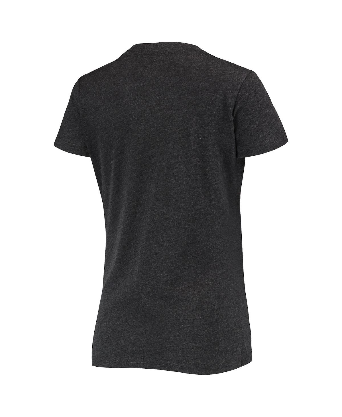 Women's G-iii 4Her by Carl BanksSan Francisco Giants First Place V-Neck T-shirt - Heathered Black