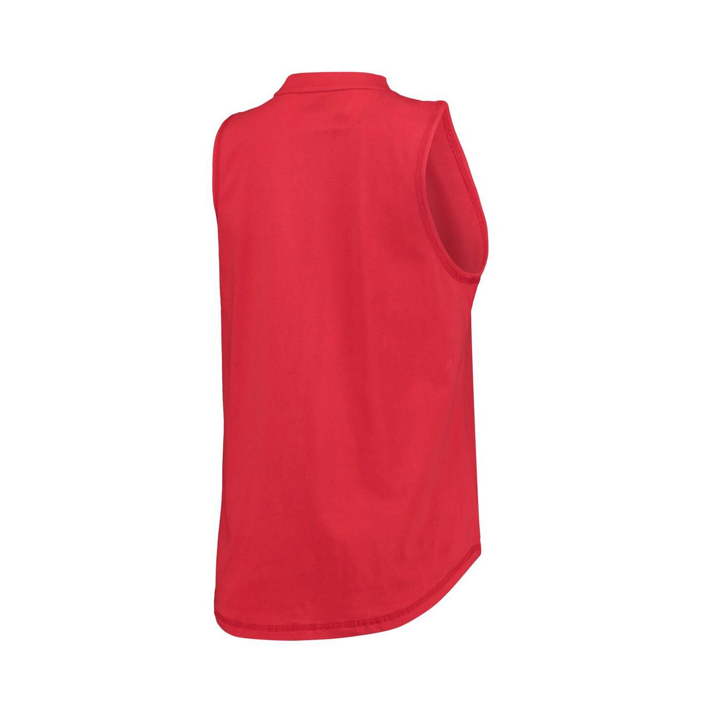 Женский топ DKNY Red St. Louis Cardinals Marcie — фото 4