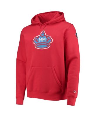 Men's Red Miami Marlins City Connect Pullover Hoodie