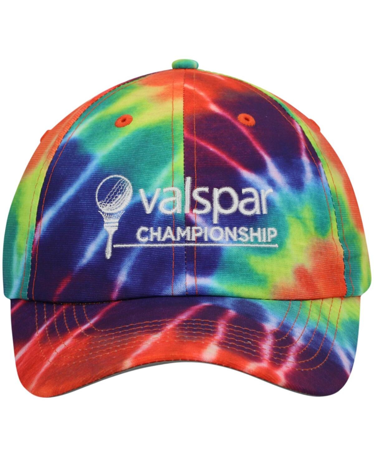 Shop Imperial Men's  Yellow Valspar Championship Hullabaloo Tie-dye Adjustable Hat